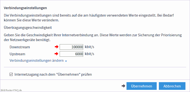 FRITZ!Box hinter einem Kabel-Modem 06.50 3